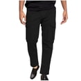 thumbnail image 1 of hoksml Mens Cargo Pants Relaxed Fit Casual Solid Color Elastic Waist Drawstring Multi Pockets Full Length Pants Sweatpants Jogger Work Trousers Summer Clearance, 1 of 8