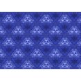 thumbnail image 1 of Ahgly Company Machine Washable Indoor Rectangle Transitional Blue Ribbon Blue Area Rugs, 7' x 9', 1 of 7