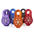 thumbnail image 2 of AL-NASR Professional Fixed Pulley Cable Trolley Pulley with Ball Bearing Climbing Caving Aloft Work Rescue Red, 2 of 7