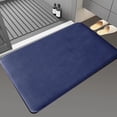thumbnail image 3 of ABPWLY Floor Mat Velvet Solid Color Bath Mat Water Absorbent Non Slip Quick Dry Bathroom Living Room Entryway Floor Rug 40x60cm 1pc, 3 of 4