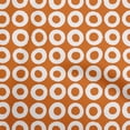 thumbnail image 1 of oneOone Georgette Viscose Orange Fabric Geometric Fabric For Sewing Printed Craft Fabric By The Yard 42 Inch Wide, 1 of 5