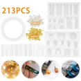 thumbnail image 4 of Moule Pendentif Boucle d'Oreille en Silicone DIY Kit de Moule en Résine Outil de Moulage, 4 of 17