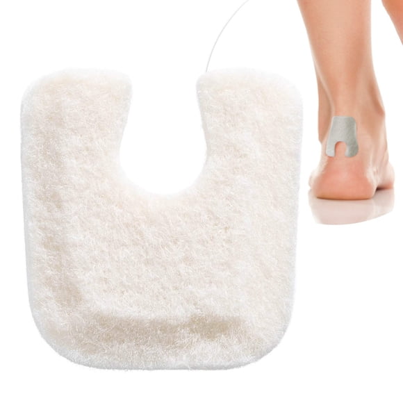 Coussinets en Feutre en Forme de U - Coussinets Adhésifs Qui Protègent les Callosités des Frottements sur les Chaussures - Écumés 1/4 Pouces - Lot de 100