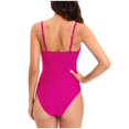 thumbnail image 3 of Maillots de Bain une Pièce pour Femmes Monokini Torsadé Contrôle du Ventre, 3 of 7