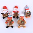thumbnail image 3 of Merry Christmas Candy Storage Basket Xmas Decoration Santa Claus Storage Basket（Snowman）, 3 of 8
