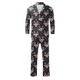 thumbnail image 1 of Men‘s Long Sleeve Top and Pants Matching Family Pajamas Set  2-Piece, 1 of 3