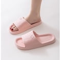 thumbnail image 2 of Mens and Womens Home Slippers Simplicity Solid Color Quick Drying Soft Sole Comfortable Non-Slip Indoor and Outdoor EVA Slippers Pink-07, 2 of 7