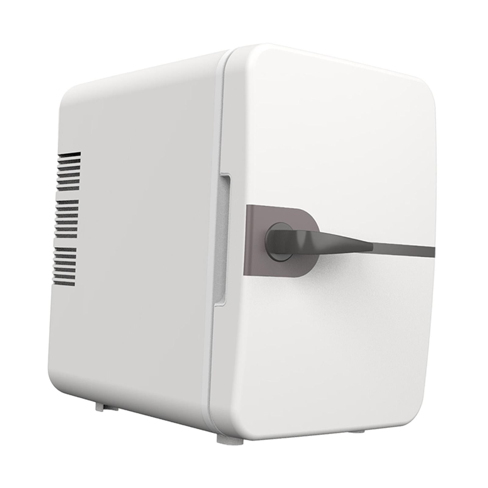 GROWTH TANK Mini-Frigo 6 L 30 W Réfrigérateur à Boisson à Porte Simple pour Petit Espace Voiture VR Blanc
