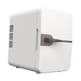 thumbnail image 1 of veasfak 6L Mini Fridge 30W Single Door Beverage Refrigerator for Small Place Car Rvs White, 1 of 9