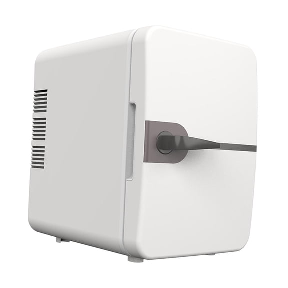 DOLITY 6L Mini Fridge Single Door USB Power Supply Thermoelectric and Warmer for White