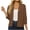 Style1-Brown jackets for women, variant on Xdegoge Womens 3/4 Sleeve Cropped Cardigan Sweater Casual Lightweight Open Front Cardigan Fashion Short Shrugs Cardigans Lightweight Sweaters Plus Size Clothes Coffee S