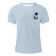 thumbnail image 3 of T-shirt Décontracté à Imprimé Graphique, Manches Courtes, Col Rond, pour Usage Quotidien, T-Shirt pour Homme à Coupe Confortable et, 3 of 3