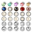thumbnail image 1 of 30 Pieces Shirt Sweater Shank Button Replacement Clothes Coat Metal Buttons Brooch Pin Cufflink Badge Sewing Accessories Colorful, 1 of 6