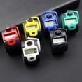 thumbnail image 2 of Langgg Mini Tally Counter Knit Row Clickers 5 Digit Handheld Manual Digital LCD Electronic Counting Tool Weave Supplies Black, 2 of 9
