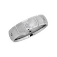 thumbnail image 2 of Mens Comfort Fit Bezel Diamond Wedding 14K Band Ring, 2 of 2