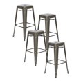 thumbnail image 1 of OSP Designs Bristow 30" Gunmetal Metal Barstool, 1 of 2