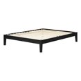 thumbnail image 2 of South Shore Vito Queen Solid Wood Platform Bed, in Pure Black, 2 of 9