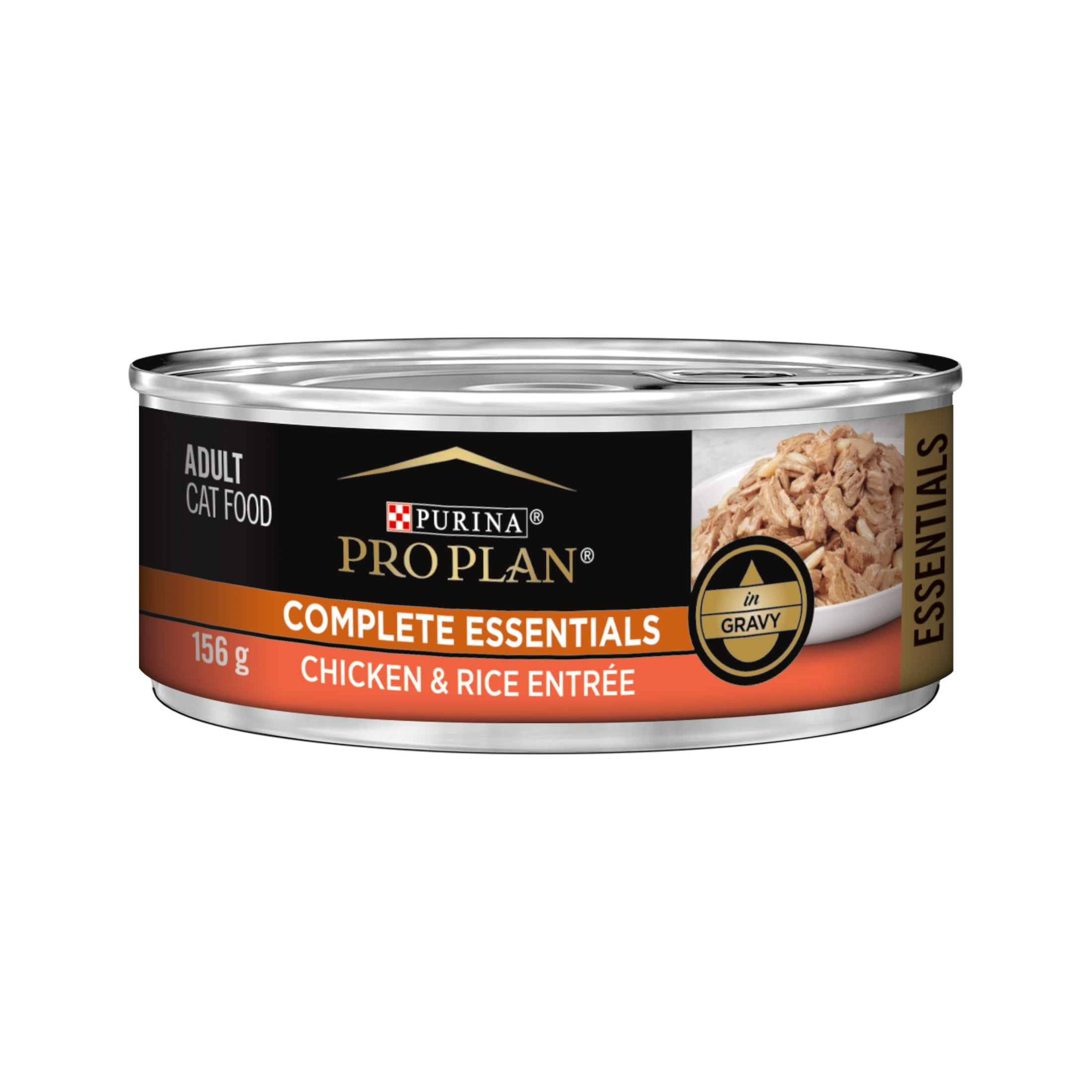 Purina Pro Plan Complete Essentials Entrée de poulet et riz en sauce, Nourriture Humide pour Chats, 156 g