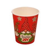 Christmas Party Decorations Disposable Plates 16-Pack, Santa Claus Theme Paper Plates, Sturdy Dinnerware Set for Holiday Gatherings, Family Reunion, Office Party