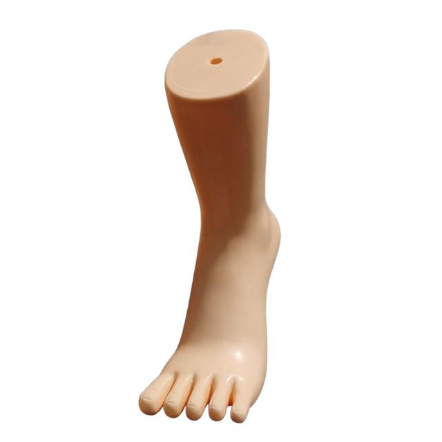 Mannequin Feet Model Jewelry Display Stand Sock Display for Shop Shoes Socks skin color left