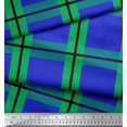 thumbnail image 2 of Soimoi Poly Georgette Fabric Check Check Decor Fabric Printed Yard 52 Inch Wide, 2 of 5