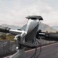 thumbnail image 2 of Auto Drive Bike Phone Holder Motorcycle Mount  Motorcycle Handlebar Mobile Clamp, 2 of 5
