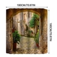thumbnail image 3 of Shower Curtain 70x70 Inch With 12 Plastic Hooks Waterproof Shower Curtain Bathroom Heavy Side Shower Curtain Machine Washable Quick Dry, 3 of 6