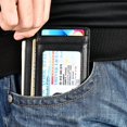 thumbnail image 3 of LAICAIW Kinzd Slim Wallet RFID Front Pocket Wallet Minimalist Secure Thin Credit Card Holder Black, 3 of 6