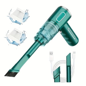 Nettoyant à vide sans fil portable, aspiration puissante, USB Chargement Mini Aspirateur, Accessoires de voiture, Aspirateurs à la maison, A videur sans fil, Un incontournable pour les dortoirs