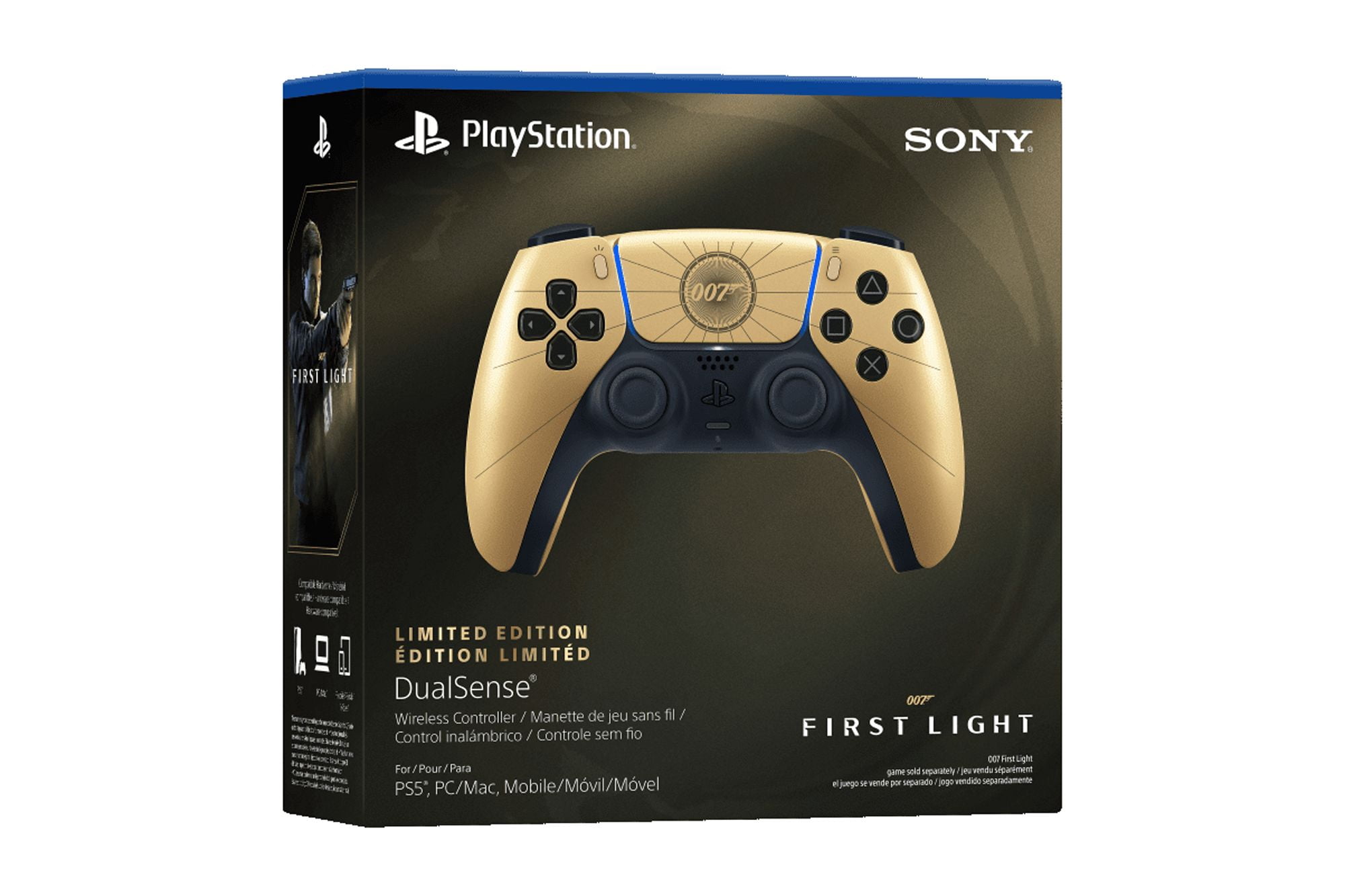Manette de jeu sans fil DualSense® – Édition limitée 007 First Light™