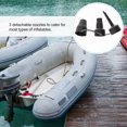 thumbnail image 2 of Shisuyan 2 Sets 3 Sizes Plastic Nozzle Pump Nozzle Head Air Inflator Adaptor Replacement Nozzles, 2 of 8