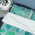 thumbnail image 4 of Designart 'Natural Blue Circle' Geometric Bedding Set - Duvet Cover & Shams, 4 of 4