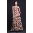 thumbnail image 2 of Bimba Floral Ladies Printed Front Slit Sleeveless Maxi Summer Long CasualDress-X-Small, 2 of 5