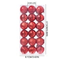 thumbnail image 3 of Meitianfacai 36PCS Christmas Xmas Tree Ball Bauble Hanging Home Party Ornament Decor 3CM, 3 of 5