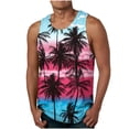 thumbnail image 1 of LOVZFMLL Débardeurs pour Hommes Décontractés Mode Chandail Sans Manches Col Rond Débardeur Sport Hawaii Sans Manches, 1 of 4