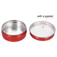 thumbnail image 3 of Unique Bargains Boîtes Rondes en Aluminium 1 oz avec Couvercle à Vis en Métal Rouges 30 ml 6 Pcs, 3 of 5