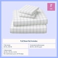 thumbnail image 4 of Mainstays Kids 220TC Cotton Plaid Double, 4 Piece Sheet set, 4 of 8
