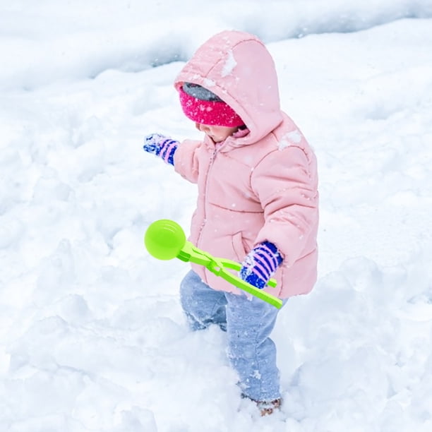 Pince à Boules De Neige Ergonomique – Grand Modèle 34 Cm – Moule épais En PP – Enfant/adulte