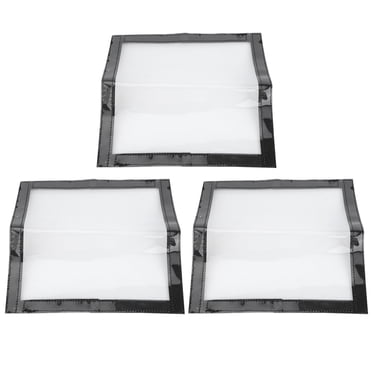 Eatbuy Wraps de leurre de pêche - 3 pièces PVC leurre de pêche enveloppes Crochet Housses de Protection Stockage d'appâts Accessoires de pêche