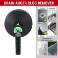 thumbnail image 4 of Drain Auger Snake Clog Remover Material for Kitchen Bathroom Shower 50-75MM Pipes, 4 of 7
