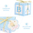 thumbnail image 3 of 25 Sets Baby Shower Favor Boxes Baby Shower Party Favors Candy Boxes with Cards, 3 of 4
