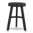 thumbnail image 2 of Bouclair Black Wood Stool, 2 of 3