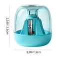 thumbnail image 3 of Yeciiwht Manual Mini Pencil Sharpener - Portable Compact Sharpener Classroom Homework Supplies Green, 3 of 6