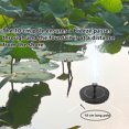 thumbnail image 2 of ZLight Pool Solar Powered Fountain Backyard Courtyard Landscape Birdbath Pond Water Sprinkler Decoration 16cm Diameter Black without Stick, 2 of 6