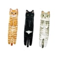 thumbnail image 1 of GUOOL 3 pieces Cat Funny Hand Towels Decorative Drying Towel Bathroom Drying Hands F, 1 of 9