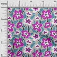 thumbnail image 2 of oneOone Velvet Dusty Gray Fabric Florals Fabric For Sewing Printed Craft Fabric By The Yard 58 Inch Wide, 2 of 4