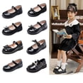 thumbnail image 3 of MIASHUI Ballerines Mary Jane pour Filles, Chaussures de Robe d'Uniforme Scolaire Confortables, Bronze, 9-10 Ans, 3 of 3