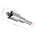 thumbnail image 2 of Unique Bargains Carbide Hole Saw Cutter Drill Bit for Stainless Steel, 23mm, 2 of 4