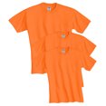 thumbnail image 1 of Mens White Adult Short-Sleeve Pocket T-Shirts, Pack of 3, 1 of 1