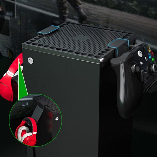 Dust Cover Controller Holder Compatible Dust Cover for Xbox Series X Console Holder Stand Mount Accessories